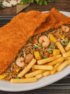 Arroz con chuleta familiar