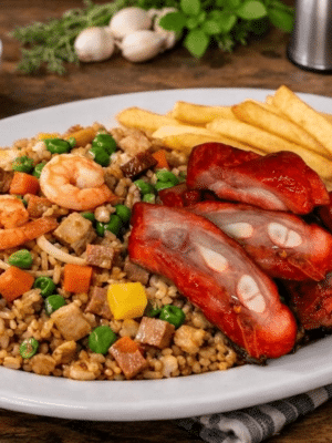 Arroz con costilla familiar